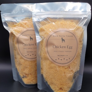 Freeze Dried Raw Chicken Egg Dog Food Topper