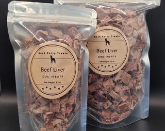 Freeze Dried Raw Beef Liver Dog Treats