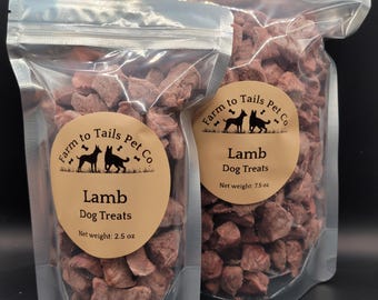 Freeze Dried Lamb Dog Treats | Single Ingredient, Grass-Fed Protein