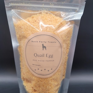 Freeze Dried Raw Quail Egg Dog Food Topper
