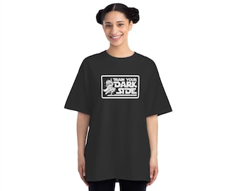 Pole Dancers' Essential: 'Train Your Dark Side' Tee for Balanced Training