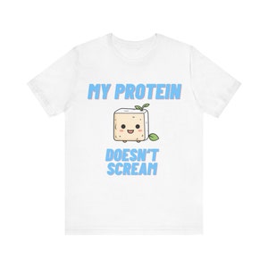 Graphic Vegan T-Shirt | Unisex Design | My Tofu Doesn&#39;t Scream