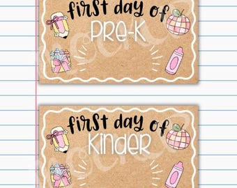 painted banner template | first day of school banner | back to school banner | 14 designs | banner mockup | custom banner | DIGITAL DOWNLOAD