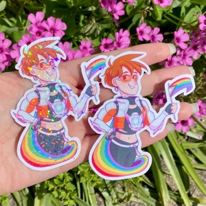 Tracer Overwatch-sticker | Tracer Pride-sticker | Overwatch Pride-sticker