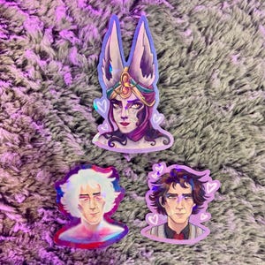 Viktor, Mel, Jayce, Lest Stickers | Arcane Stickers | Viktor Arcane Sticker | Mel Sticker | Jayce Sticker | Lest Sticker