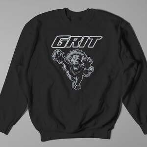 Sudadera de fútbol de Detroit Sudadera de cuello redondo de fútbol de Detroit Sudadera con capucha de fútbol de Detroit Sudadera de día de juego de Detroit Sudadera Grit