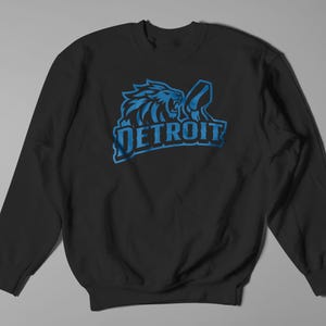 Sudadera de los Detroit Lions Sudadera de cuello redondo de Detroit Football Sudadera con capucha de los Detroit Lions Sudadera de Detroit Game Day Sudadera Lions Gear Grit