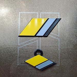 Opel Motorsport rear flag badge 3d print classic car accesories automotive vintage high quality material plastic