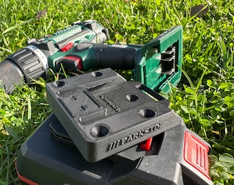 UNIVERSAL battery adapter Parkside x20v - work - screws - driller - automatic tools - screwdriver - material plastic - 3d print - repair