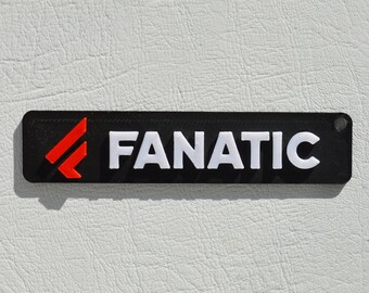 Fanatic Windsurf Foil SUP Keychain in 3D