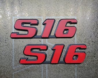 Peugeot 106 "S16" 3D embleem - autoliefhebbers - hobby mannen vrouwen - auto accessoires - topkwaliteit - origineel cadeau - vintage - motor - klassieke auto's