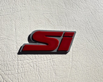 Embleem Honda Civic SI in 3D