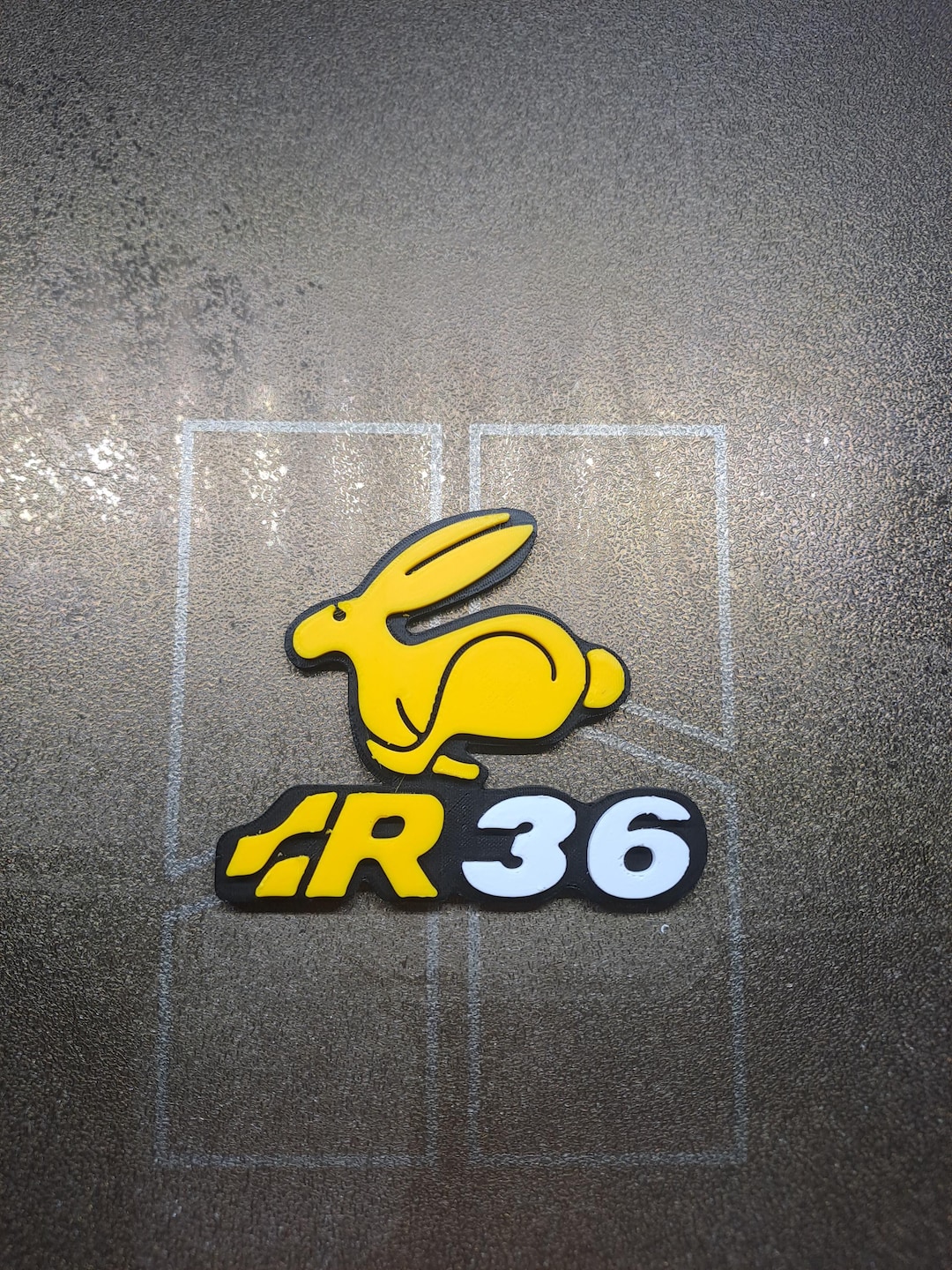 VW Golf Rabbit R36 Badge 3d Print Classic Car Accessories Automotive ...
