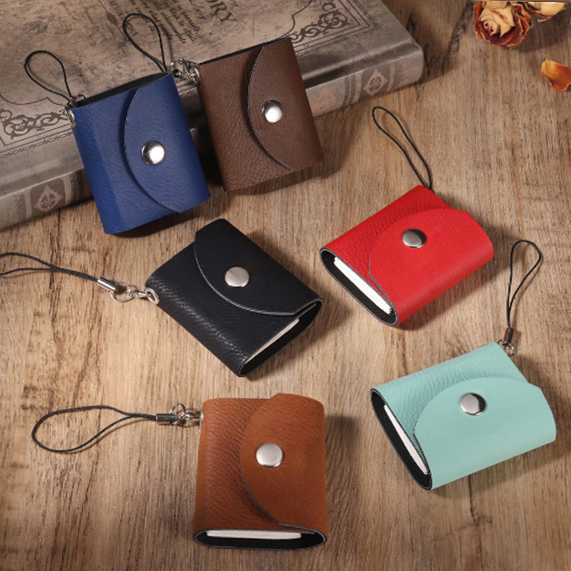Tuxuseo Mini Fotoalbum Schlüsselanhänger - PU Led Produktbild-Vorschau 10