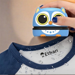 Personalisiertes Etikett, Kinder-Namensstempel, individueller Kinderstempel, Schuluniform-Stempel, Kleidungsetiketten-Stempel, Stoffstempel, Geschenk zum Schulanfang