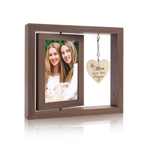 Personalisierte Wohndekoration, anpassbarer Bilderrahmen, Holzmaterial, Muttertagsgeschenke, Jubiläumsgeschenke, Geschenke für Sie, personalisiertes Geschenk Bild 9