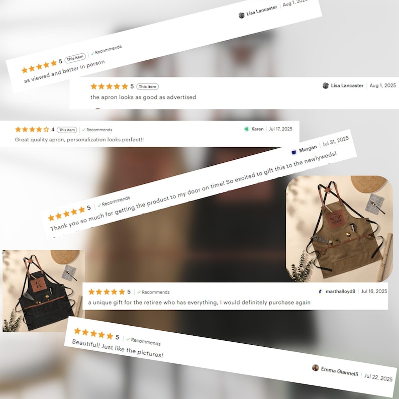 May include: Image featuring customer reviews with star ratings and comments. The reviews praise the product's quality, appearance, and suitability as a gift. The reviews are from different customers and dates.
