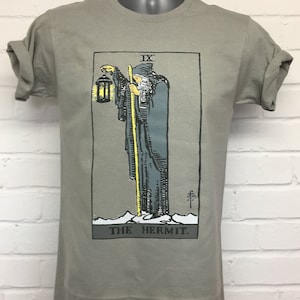 T-shirt Hermit tarotkaart Premium kwaliteit