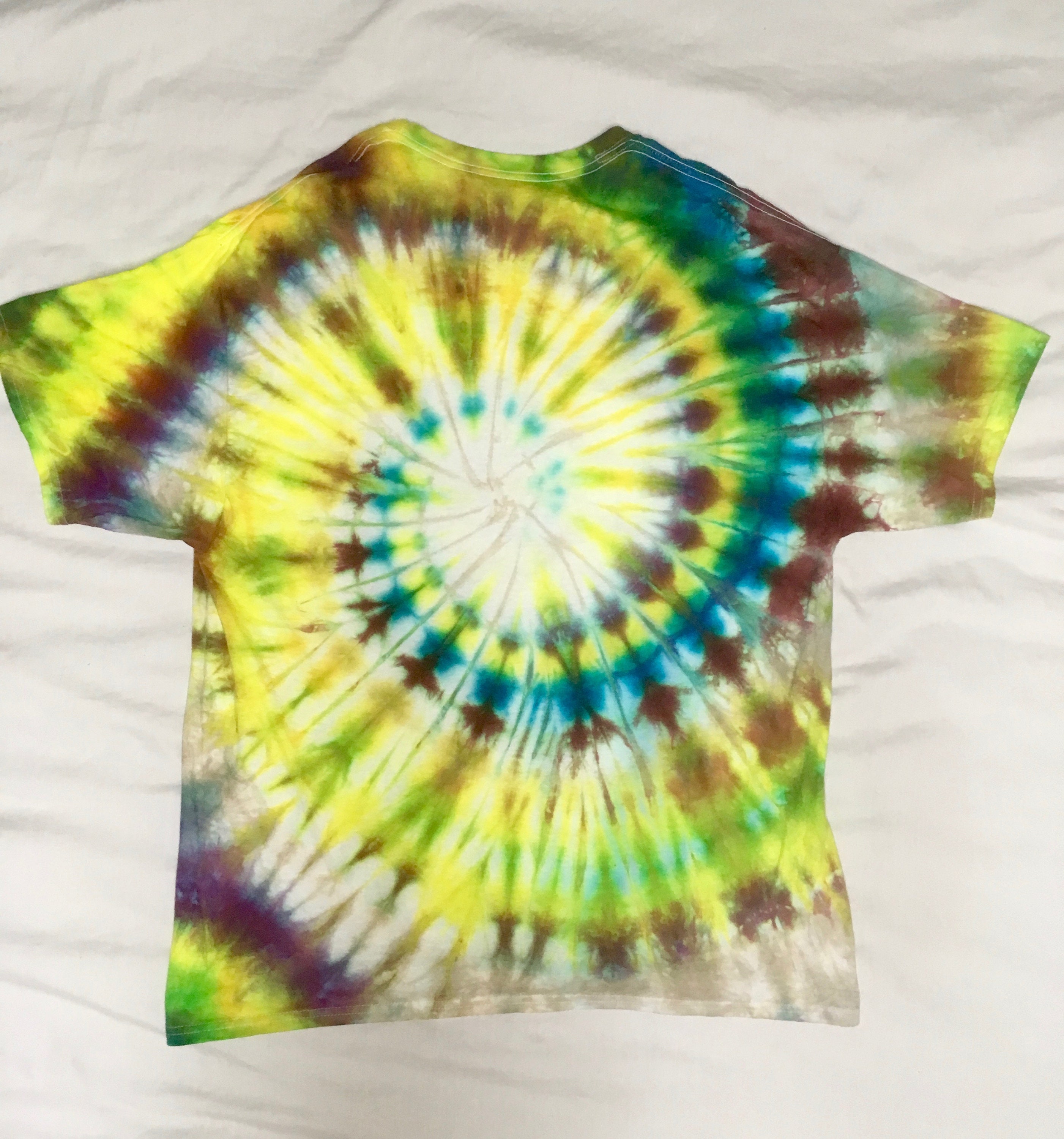 Johnny Salami portrait tye dyed T-shirt | Etsy