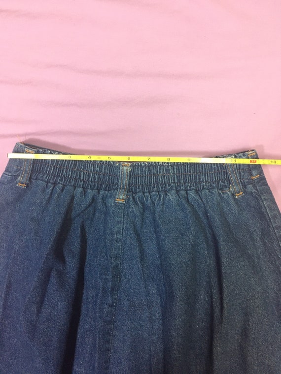 Vintage ‘90’s denim skirt. Soft and flowy and big… - image 3