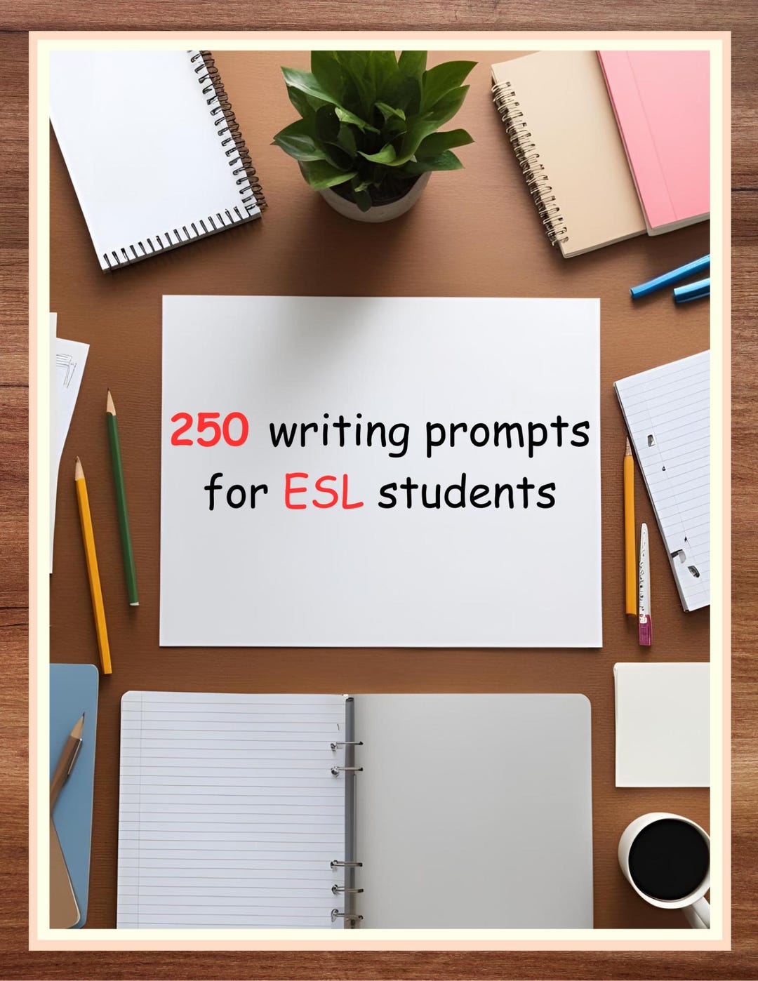 ESL 250 Writing Prompts | Improve Writing and Skills | Learning - Etsy