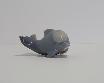 Agate Dolphin Carving