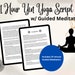 60 Min Yin Yoga Script for Yoga Classes, Guided Meditation Yoga, 1 Hour ...