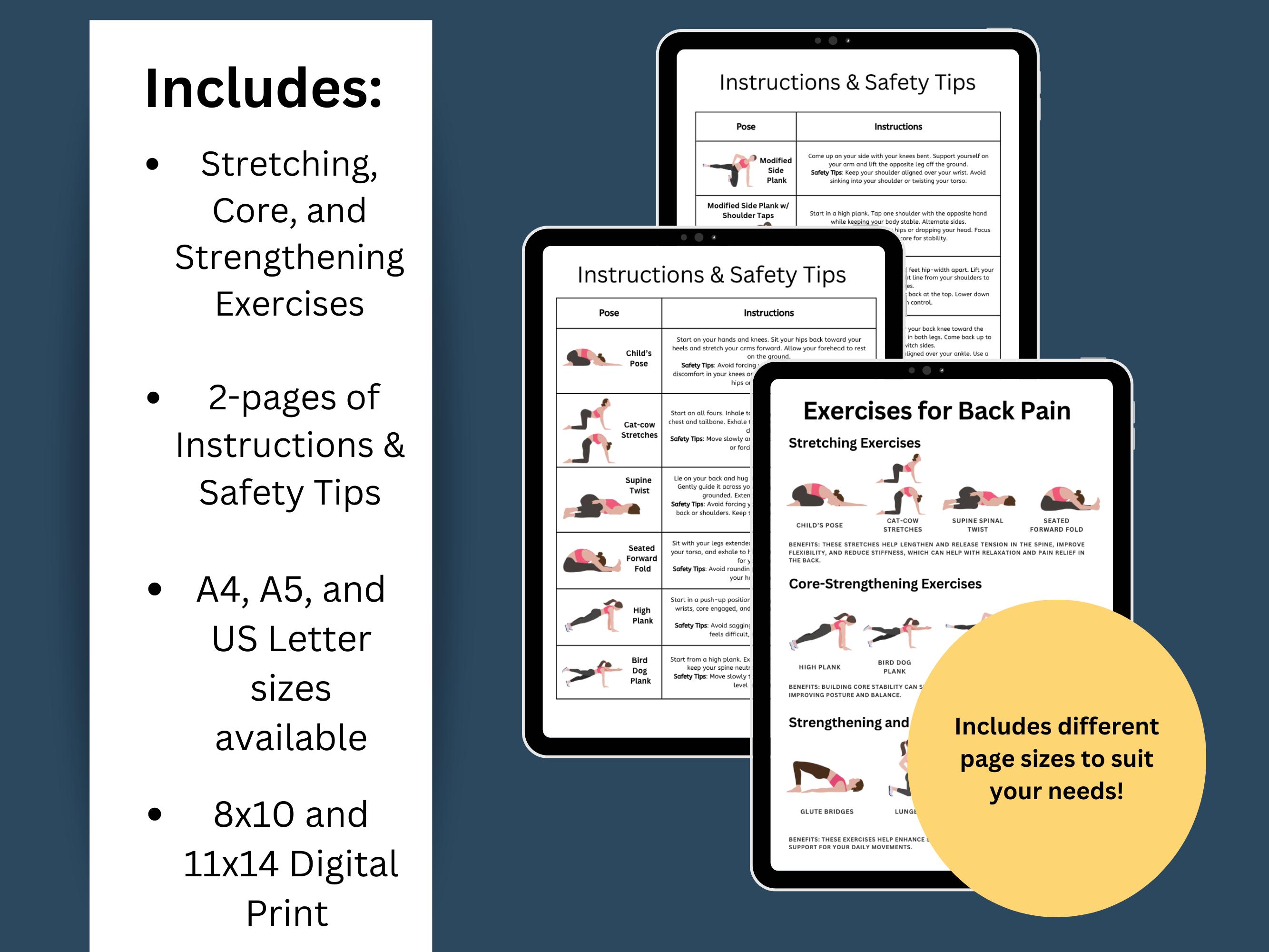 Tension Stretches For Lower Back Stiffness And Pain Back Pain