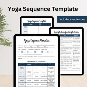 Yoga Sequence Template | Yoga Sequences for Yoga Instructor | Yoga Flow Classes for Teachers | Yoga Instruction | Yoga Teacher | Yogi