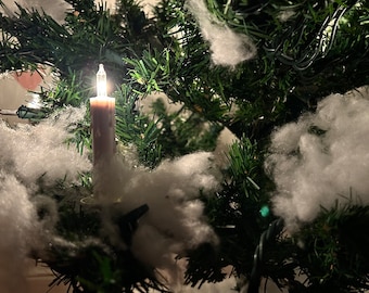 Fluffy Fake Snow: Christmas Tree Holiday Display Decoration