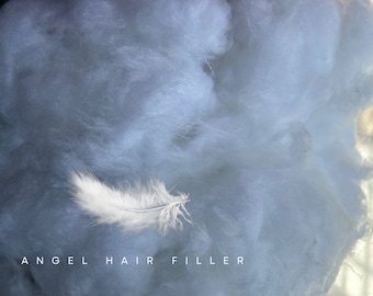Angel Hair Pillow Filler: Ultra-Soft Polyester Fiber for Dolls, Cushions