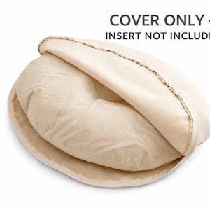dog bed cover only no insert included removable round pet bed cover