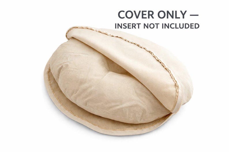 dog bed cover only no insert included removable round pet bed cover