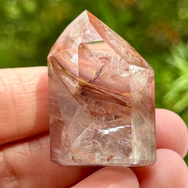 Gorgeous Amphibole in Quartz Point