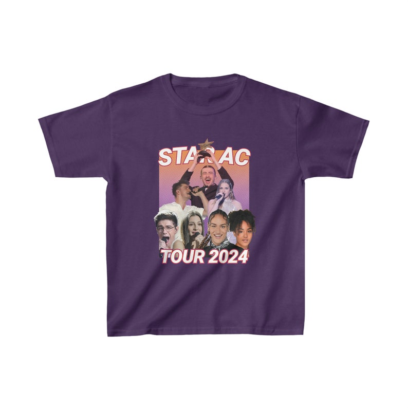 t-shirt enfant tournee star academy 2024 star academy 2023 star academy pierre helena star academy star academy julien star academy lenie image 5