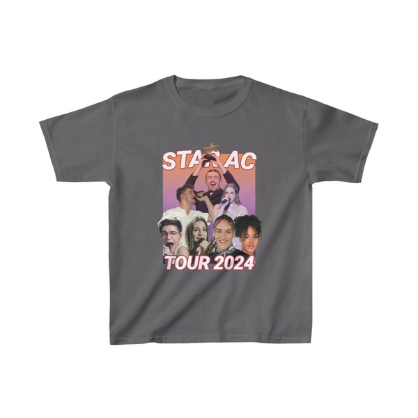 Kinder-T-Shirt Tour Star Academy 2024 Star Academy 2023 Star Academy Pierre Helena Star Academy Star Academy Julien Star Academy Lenie