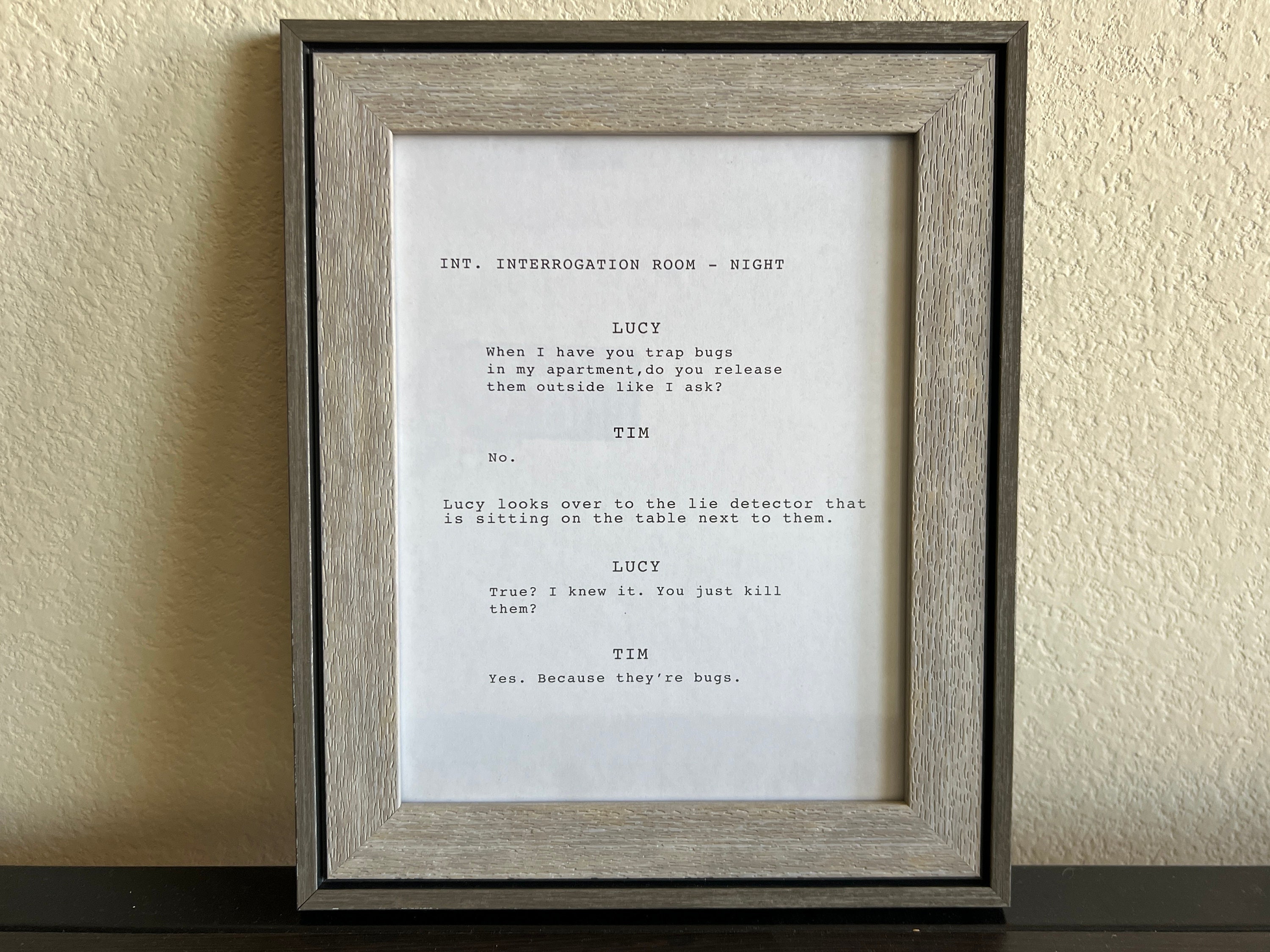 The Rookie 6x02 Chenford Interrogation Scene (script Ver.) - Etsy