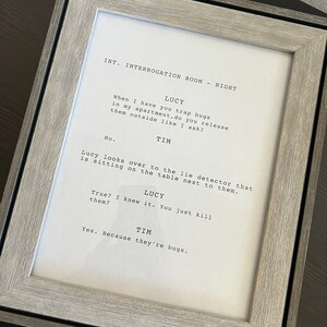 The Rookie 6x02 Chenford Interrogation Scene (script Ver.) - Etsy
