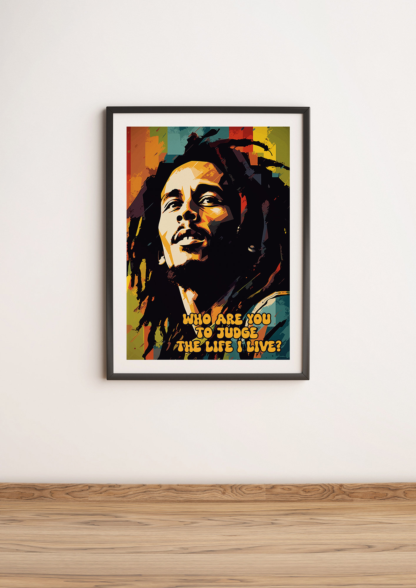 Discover Minimalistisches von Bob Marley - Reggae-Icon Poster