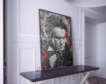 Beethoven's Ode to Joy Print: Klimt's 'hope II' Art - Etsy
