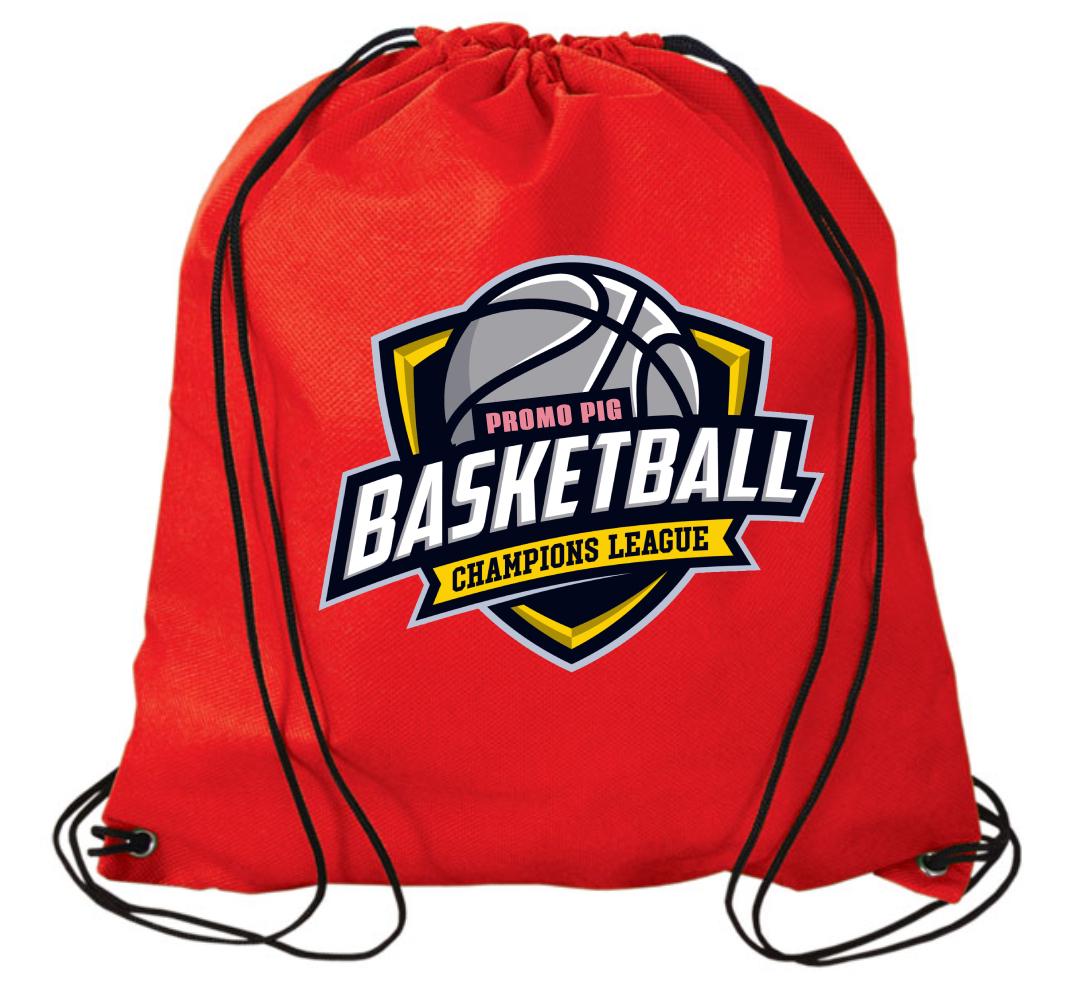 Custom Fan Drawstring Backpack Custom Printed Drawstring Backpacks - 12 Non-woven Gym Sacks: Event ...