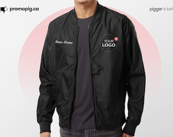 Custom Unisex Bomber Jacket: Personalized Team or Company Jacket