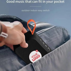 Custom Fabric Wireless Speaker | Personalized Logo Mini Bluetooth ...