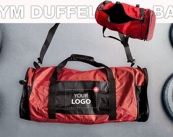 Personalized Gym Duffel Bag, Custom Duffel, Sports Duffel, Personalized Travel Bag, Gift for Son, Gift for Mom, Gift for Dad