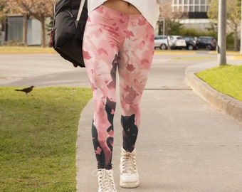 Fabulous Cat Leggings: Perfect for Yoga, Grocery Runs, and Everything In Between!