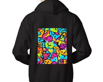 DTG 260gsm Cotton Children's Back Printed Hoodie with Pocket (Back Printing)