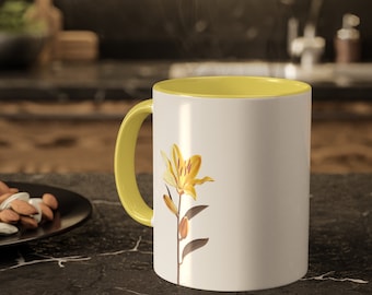 Taza Flor de Lirio de 11oz