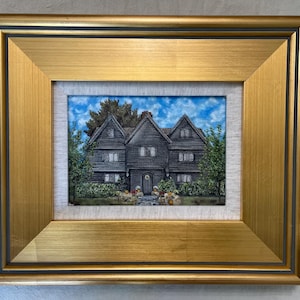 Original Oil Painting- Witch House, Salem Ma