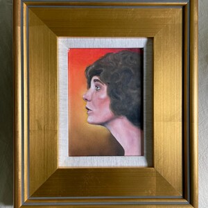 Original Oil Painting- Deco Lady