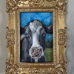Original Oil Painting- Cow